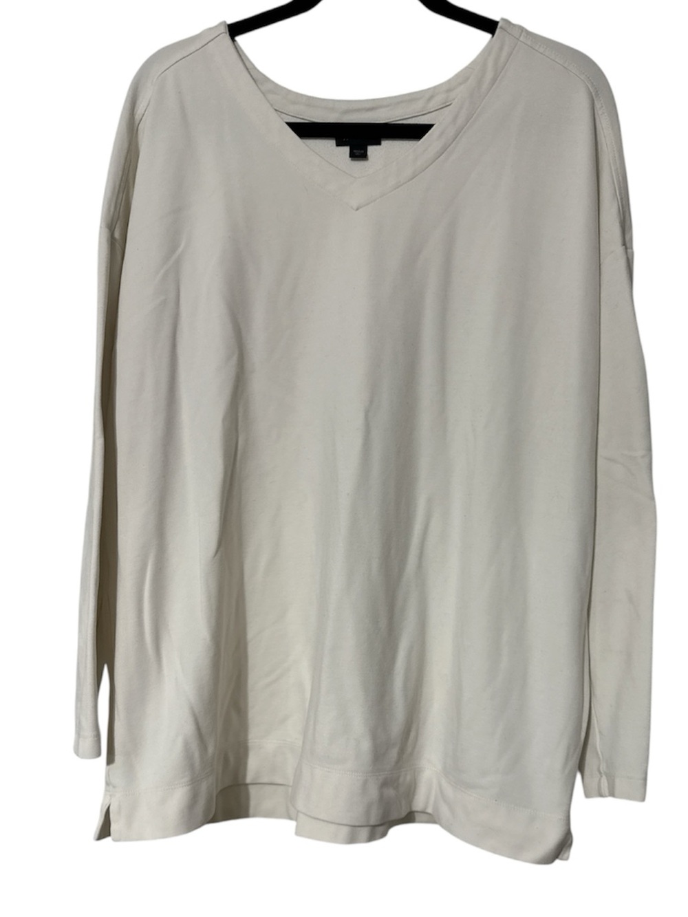 J. Jill V-Neck Wearever Collection Long Sleeve Top in